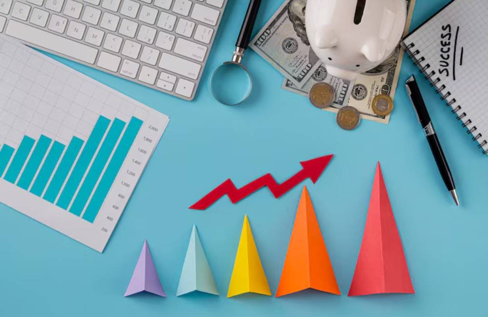 Healthy cash flow for small business chart