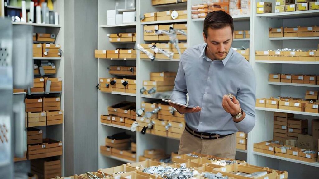 Warehouse staff managing inventory without Cin7 Core Optimization