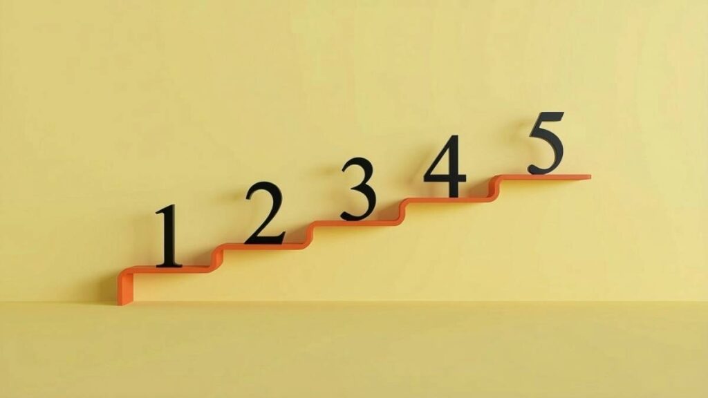 Five-step retail accounting process