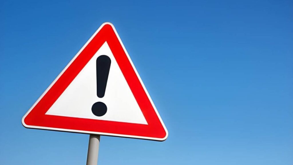 Warning sign for retail accounting issues