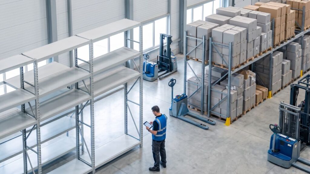 Warehouse stock levels for Cyber Monday preparation