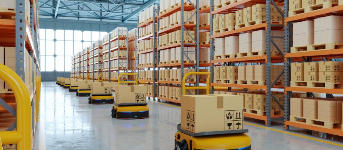 Warehouse Automation Services in UK with AI robotics